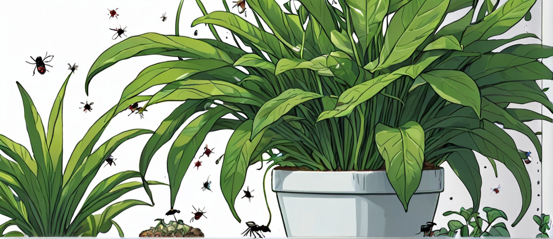What are fungus gnats, and how can I eliminate them from my indoor plants?