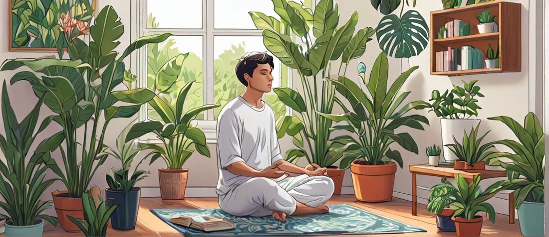 What are the best indoor plants for improving mental health and well-being?