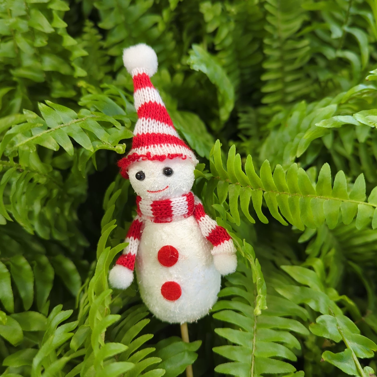 Wallie Snowman | Decorative Plant Pot Accessory