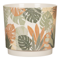 Plano Pot | Jungle Leaves