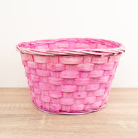 Bamboo Plant Basket | Pink - Bamboo Planter