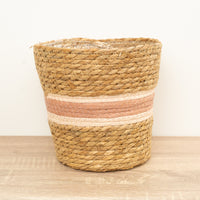 Lizzy Straw Pot | Natural