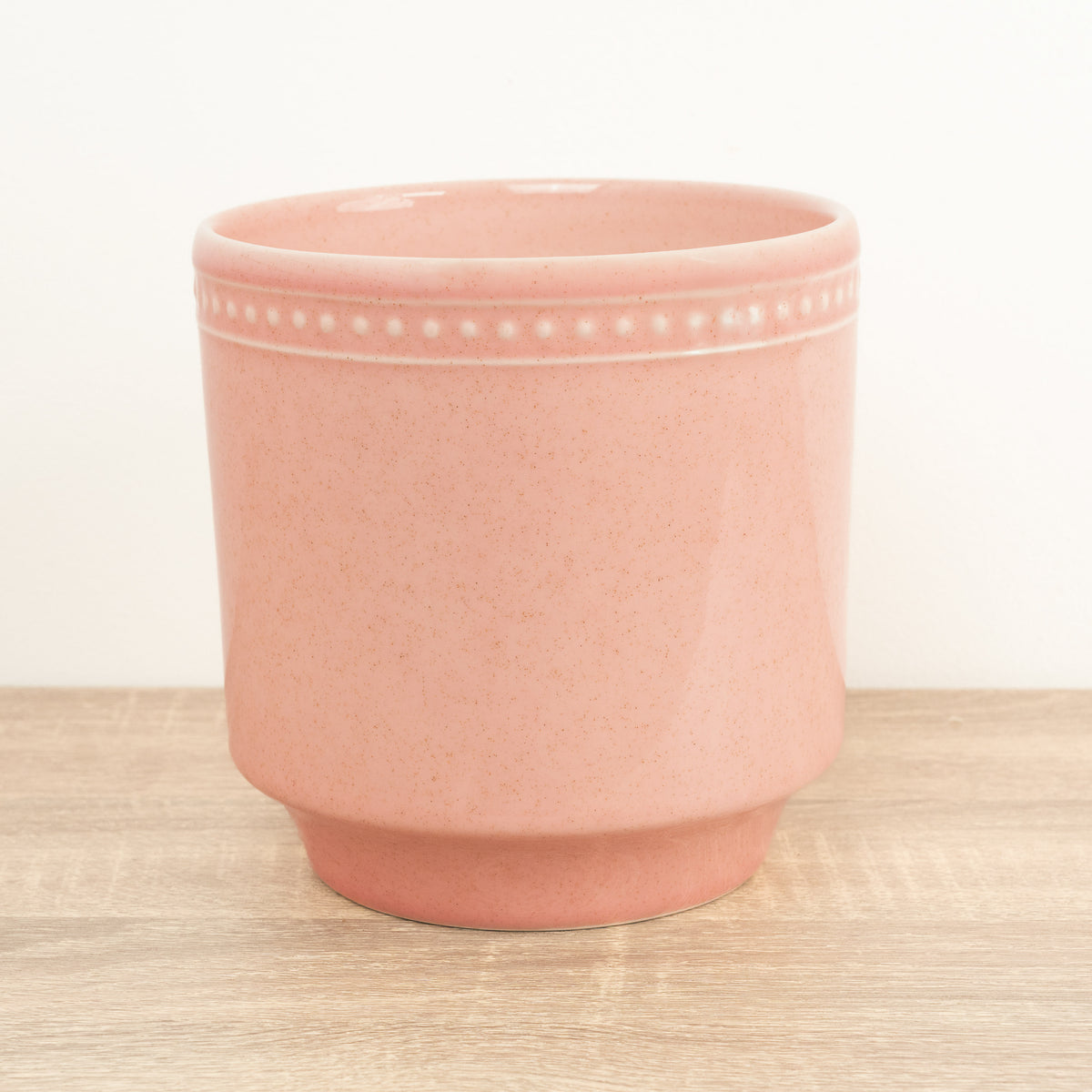 Imperfect! Clover Pot | Dotted Pink