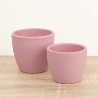 Simplicity Ceramic Pot | Rose Pink