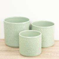 Betsy Floral Pot | Mint