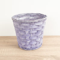Bamboo Plant Basket | Lilac -