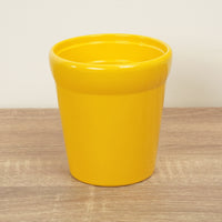 Wide Rim Pot | Yellow - Ceramic Plant Pot
