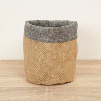Jute Plant Pot | Charcoal - Jute Plant Pot