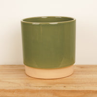Eno Pot | Green - Ceramic Plant Pot