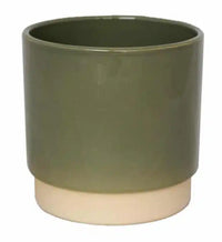 Eno Pot | Green - Ceramic Plant Pot