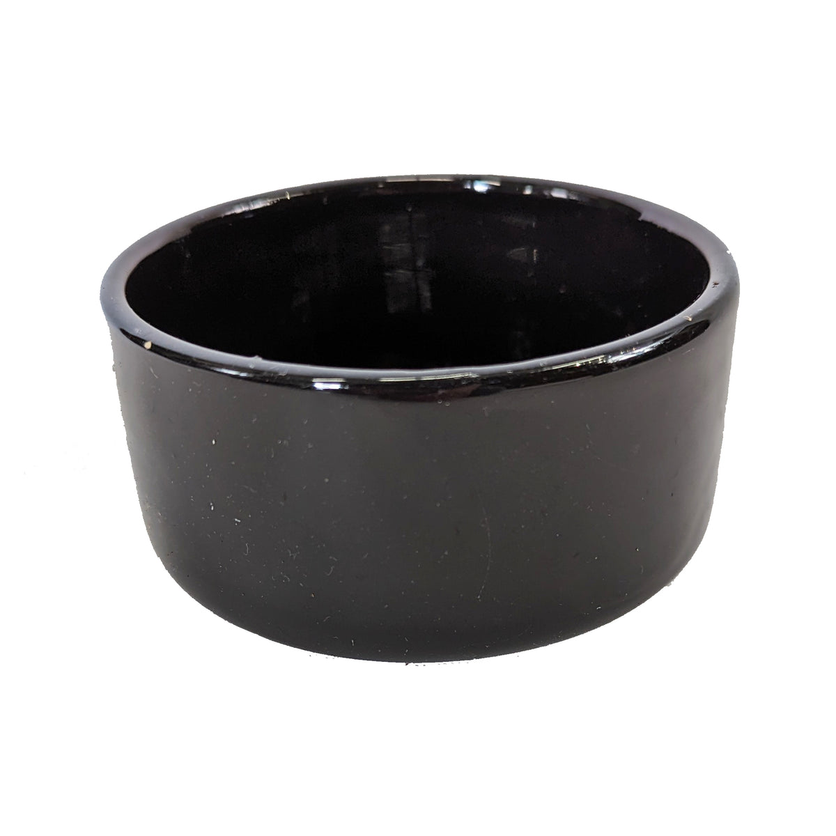 Imperfect! Lucky Bamboo Ceramic Bowl | Black