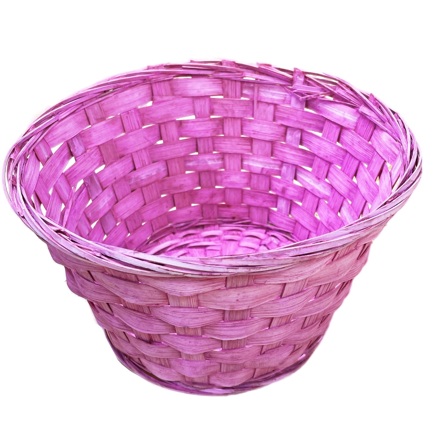 Bamboo Plant Basket | Pink
