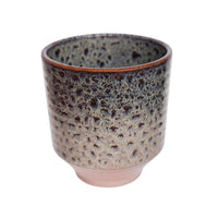 Reactive Glaze Orchid Planter | Mocha
