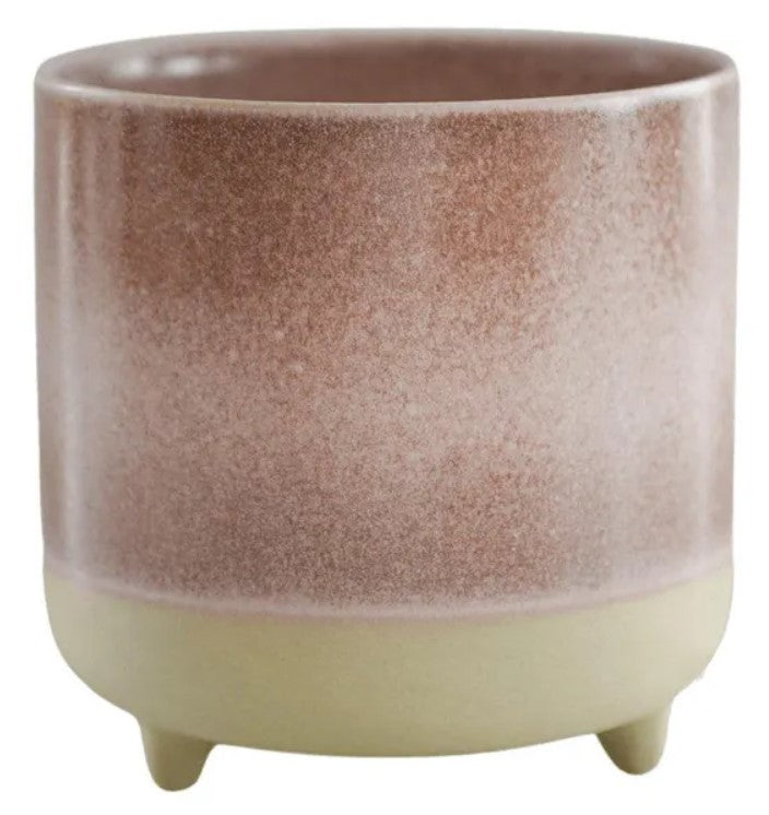Jolie Rose Matte Reactive Pot with Feet
