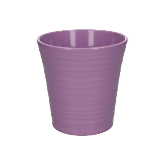 Lilac Ribbed Plant Pot | Pots & Planters