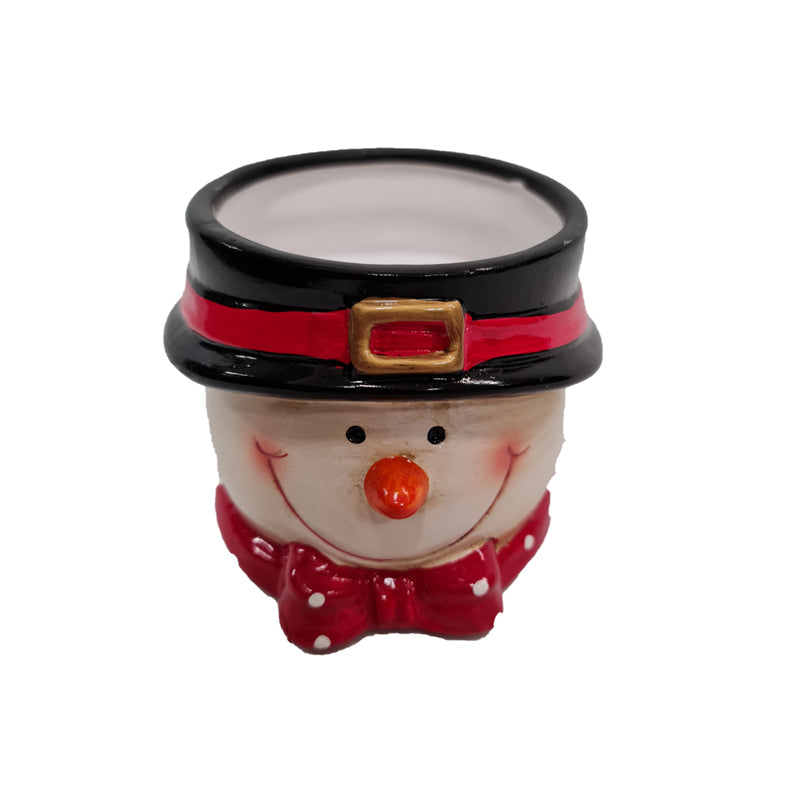 Snowman Plant Pot - Ceramic Plant Pot