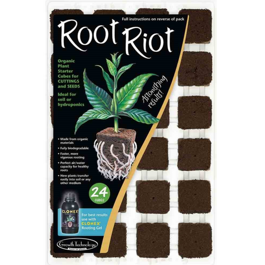Propagation Cells | Root Riot - 24 Cubes | Compost