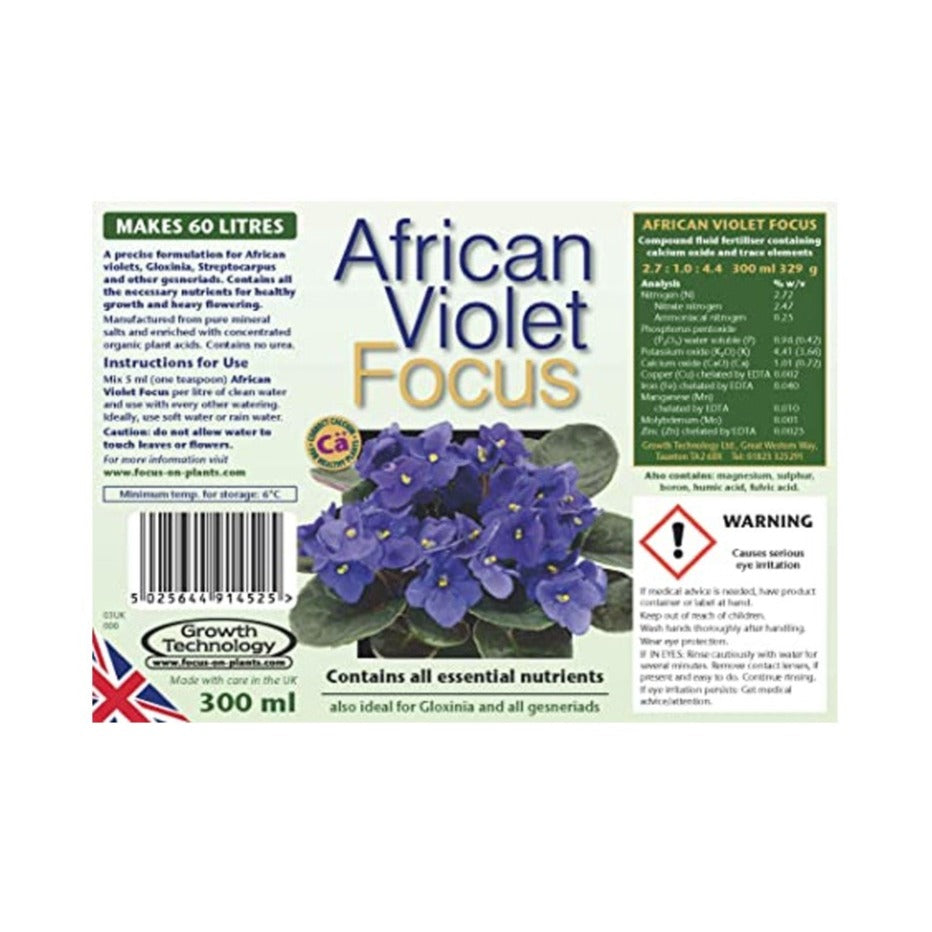 African Violet Focus 300ml - Plant Food