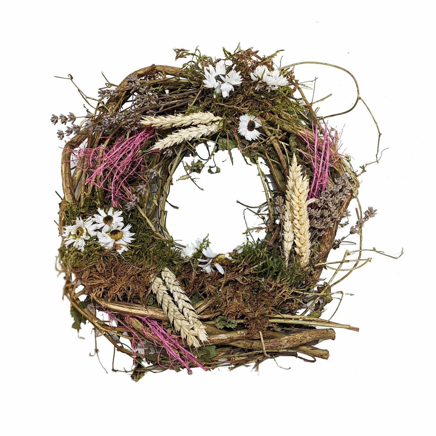 Rustic Dried Wreath Decoration