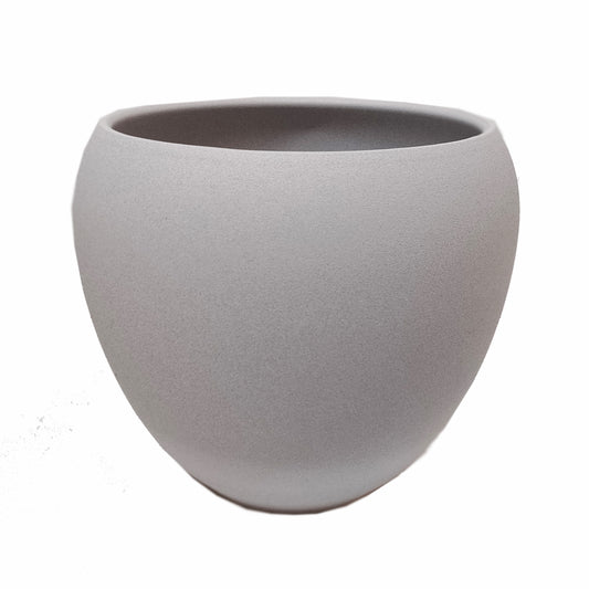 Vinci Grey Rounded Flower Pot | Pots & Planters