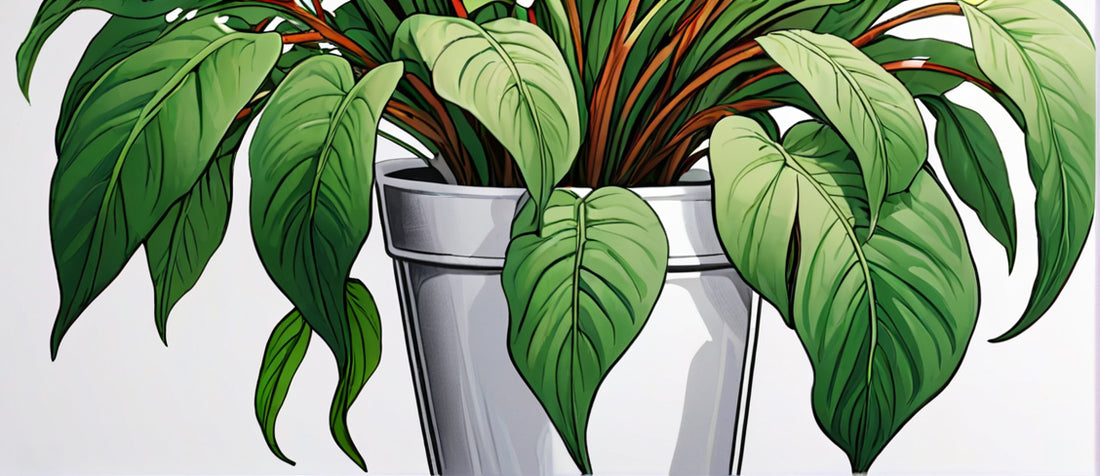 What causes indoor plant leaves to droop, and how can I fix the problem?