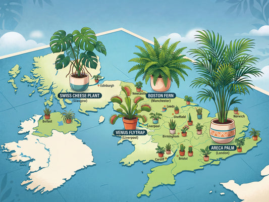 What 350,000 indoor plant deliveries told us about Britain's houseplants