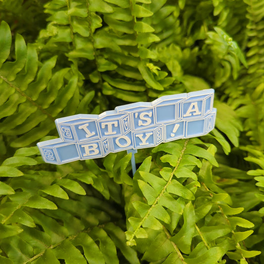 It's a Boy! | Decorative Plant Pot Accessory | Gardening Accessories