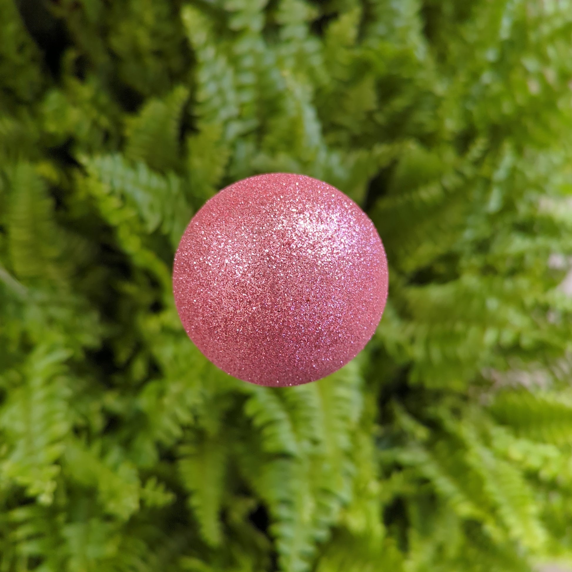 Pink Sparkle Bauble | Decorative Plant Pot Accessory