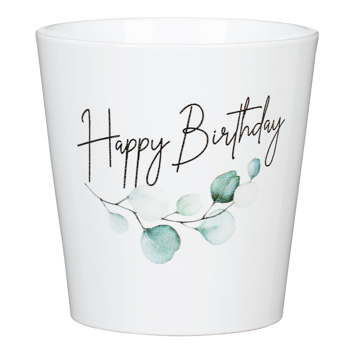 Ceramic Orchid Pot | Happy Birthday