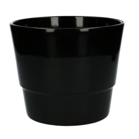 Lena Ceramic Pot | Black | Pots & Planters