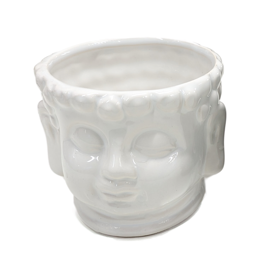 Buddha Pot | White | Pots & Planters