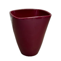 Cranberry Squared Pot - Ceramic Plant Pot