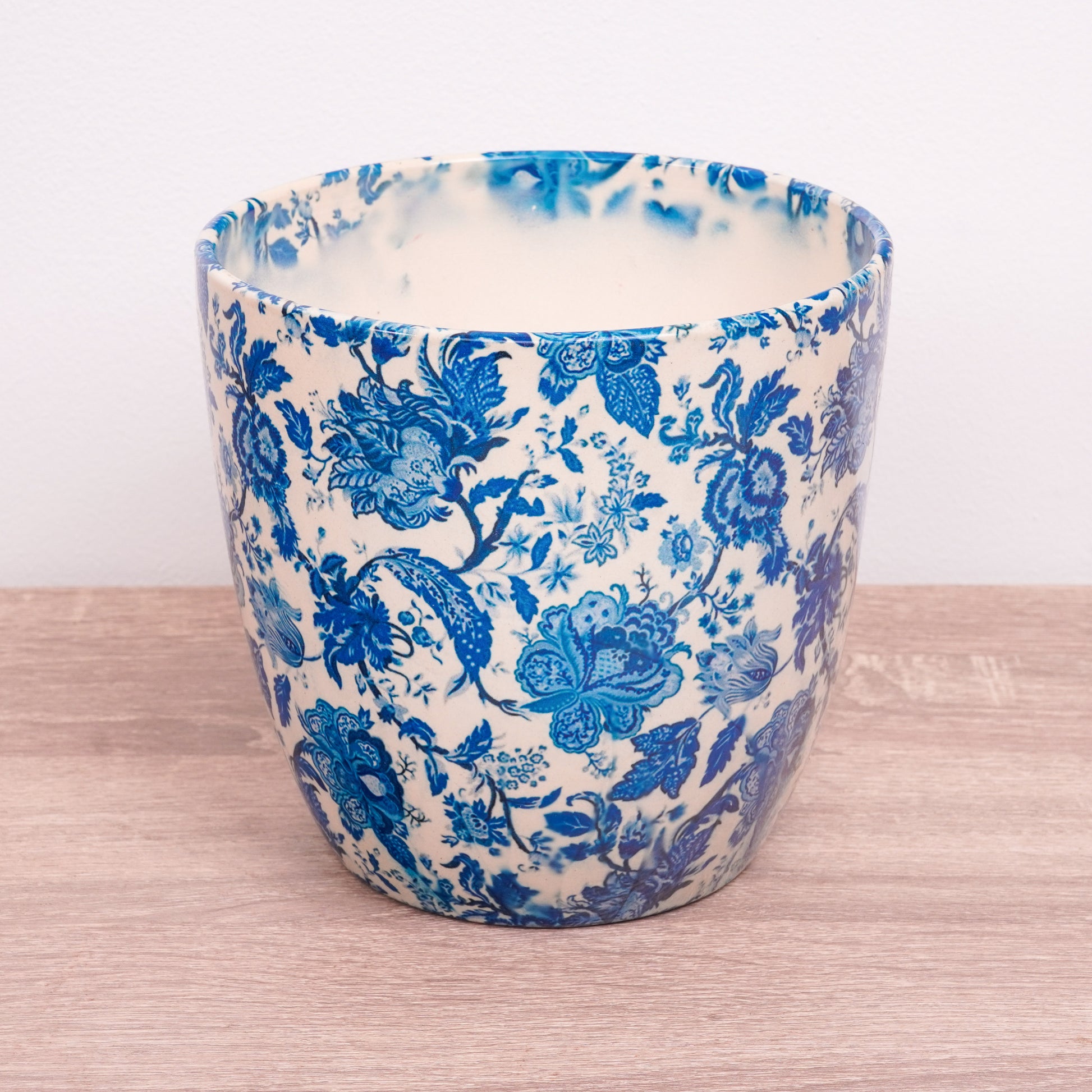 vintage indoor plant pots uk Monza Vintage Blue Plant Pot