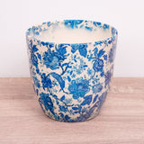 Monza Vintage Blue Plant Pot, 12 cm