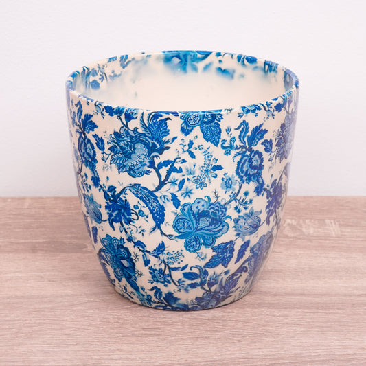 Monza Vintage Blue Plant Pot | Pots & Planters