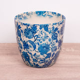 Monza Vintage Blue Plant Pot, 12 cm