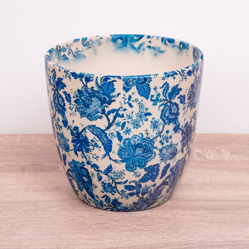 Monza Vintage Blue Plant Pot