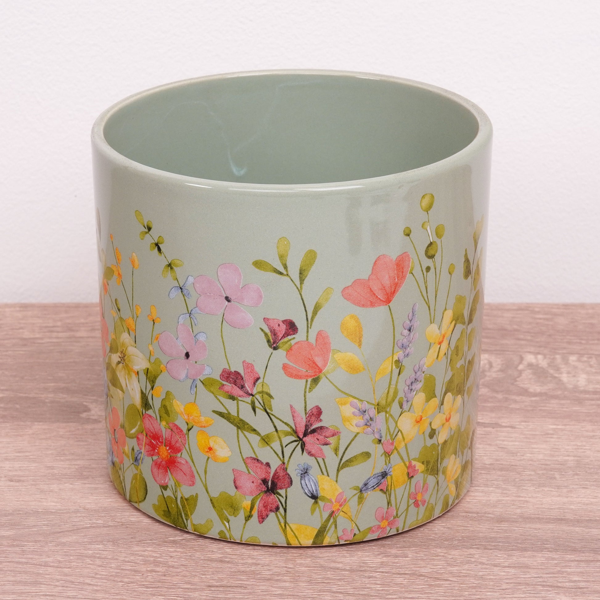 Floral Finesse Pot | Green