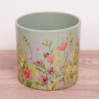Floral Finesse Pot | Green