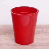Ollie Plant Pot | Red - Ceramic Plant Pot