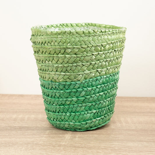 Woven Pot | Green | Pots & Planters