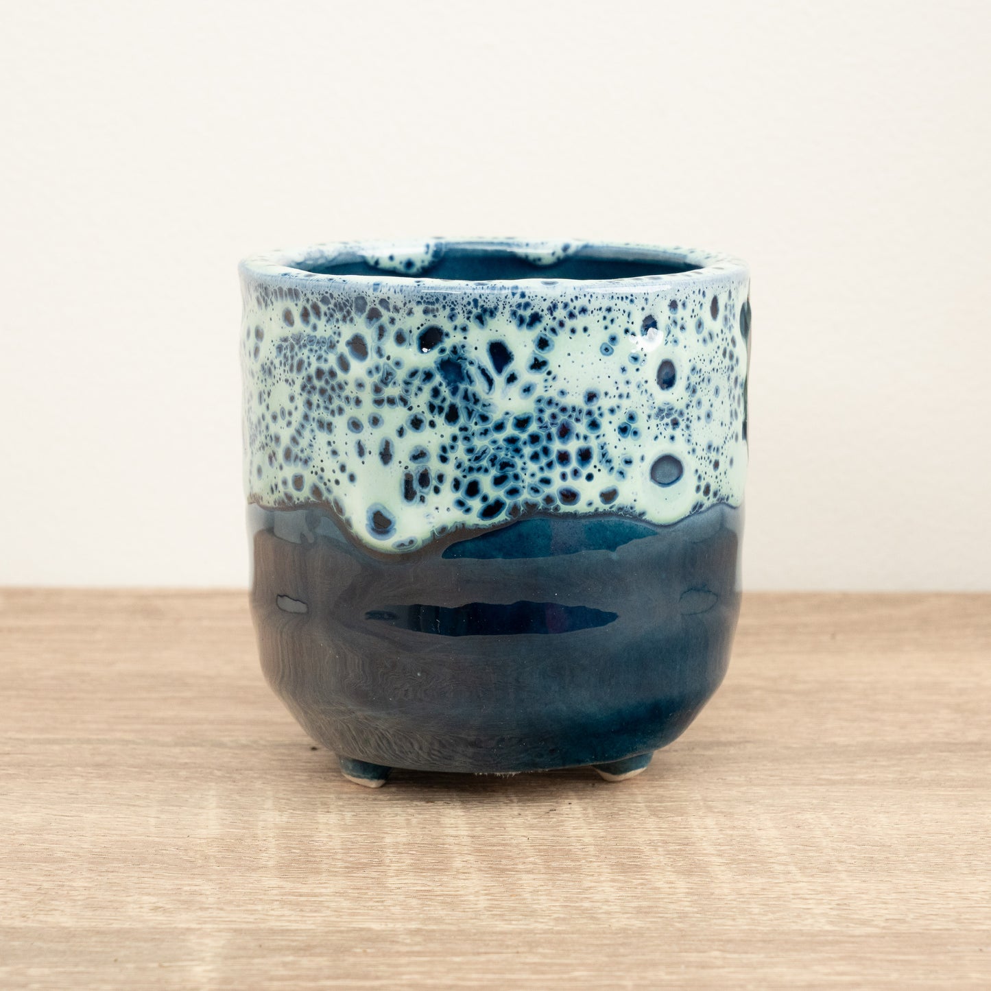 Reactive Glaze Pot | Sapphire