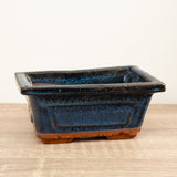 Bonsai Ceramic Pot | Blue, 12 cm