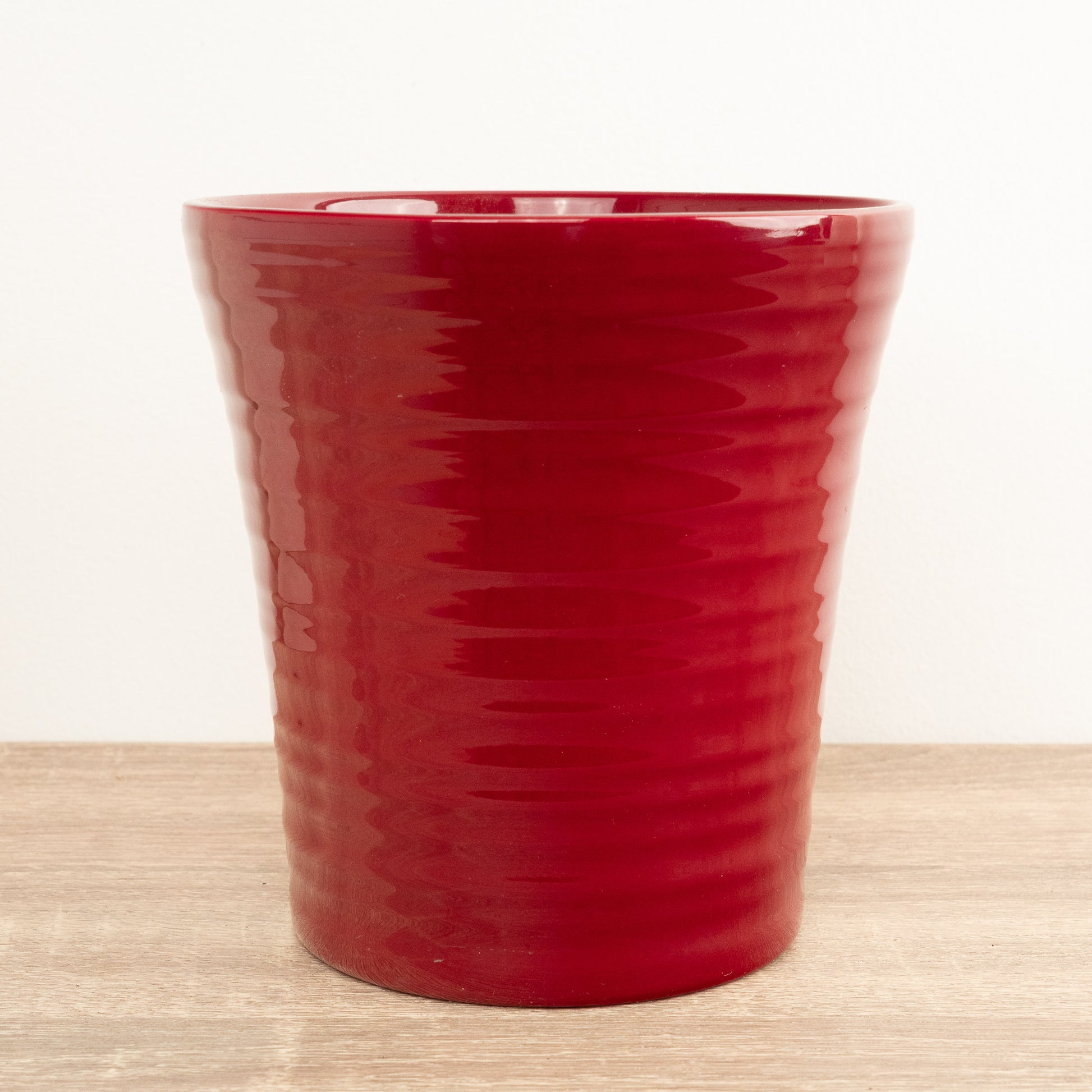Ribbed Pot | Red