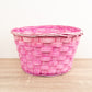Bamboo Plant Basket | Pink