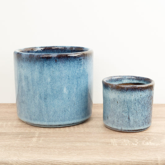 Javea Pot | Glazed Blue | Pots & Planters
