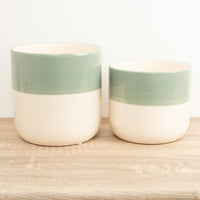 Metia Pot | Minimal Green