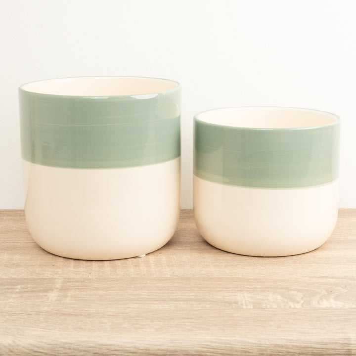 Metia Pot | Minimal Green