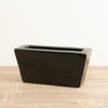 Lucky Bamboo Slim Ceramic Pot | Black