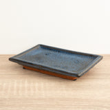 Bonsai Ceramic Saucer | Blue, 12 cm